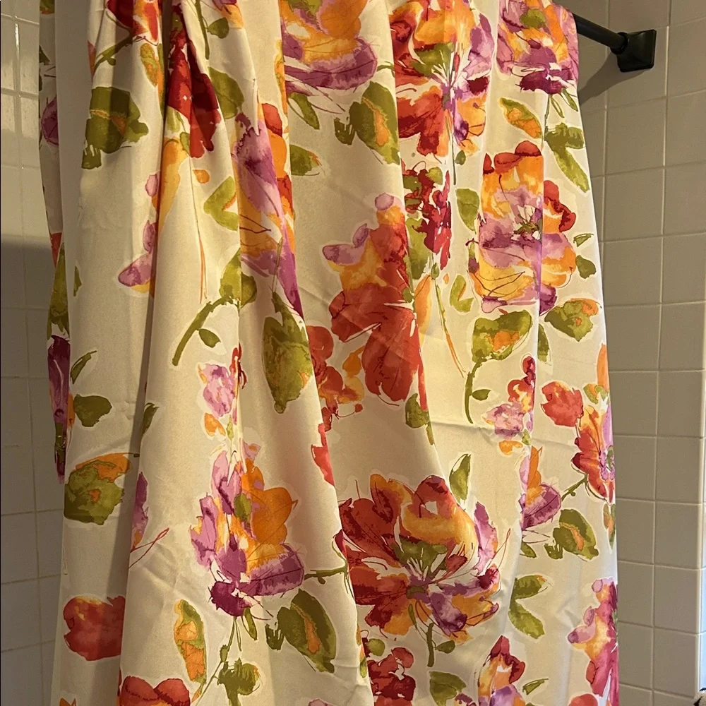 Vibrant Floral Shower Curtain